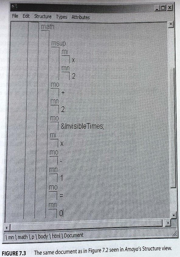 Same document in Amaya 's Structure view