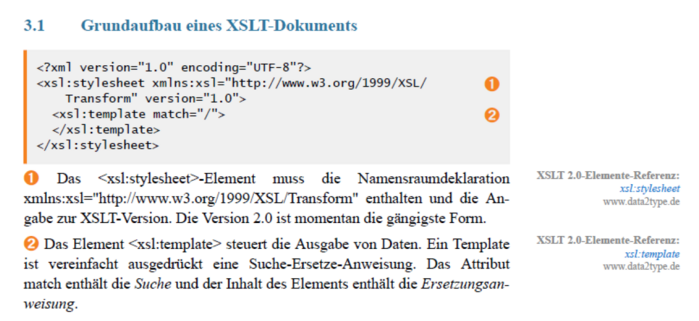 Abb. 35: Automatische Verlinkung in einer PDF-Ausgabe am rechten Rand des Dokuments