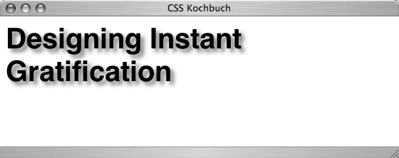 HTML-Text mit Schlagschatten