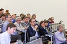 Fragerunde nach einem Vortrag
