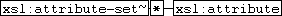 xsl:attribute-set