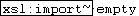 xsl:import