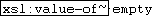 xsl:value-of